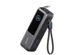 MediaMarkt Anker Zolo (165w Ingebouwde Intrekbare Usb-c-kabel) 25000 Mah Zwart Powerbank Zwart aanbieding