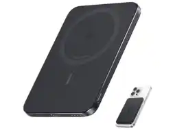 MediaMarkt Anker Maggo Magnetisch Draadloos (15w) 5000 Mah Zwart Draadloze Powerbank Zwart aanbieding