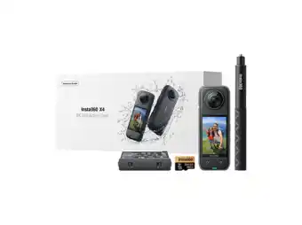 MediaMarkt Insta360 Starters Bundle 360-graden-camera Black aanbieding