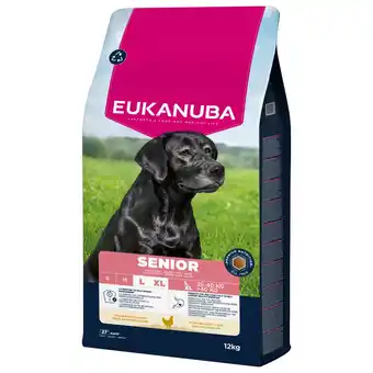 Pets Place Eukanuba Senior Large Breed - Hondenbrokken - Kip 12 kg aanbieding