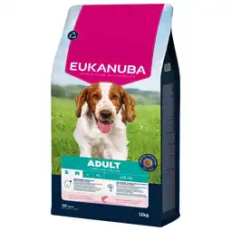 Pets Place Eukanuba Adult Small & Medium Breed - Hondenbrokken - Zalm Gerst 12 kg aanbieding