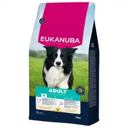 Pets Place Eukanuba Adult Medium Breed - Hondenbrokken - Kip 15 kg aanbieding