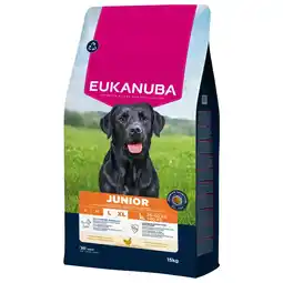 Pets Place Eukanuba Junior Large Breed - Hondenbrokken - Kip 15 kg aanbieding