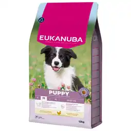 Pets Place Eukanuba Puppy Medium Breed - Hondenbrokken - Kip 12 kg aanbieding