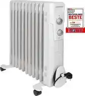 Bol.com Clatronic RA 3737 - oliegevulde radiator - 11 ribben - 2300 Watt aanbieding