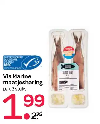 Spar Vis Marine maatjesharing aanbieding