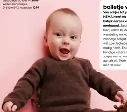 HEMA Newborn merinowollen babypakje aanbieding