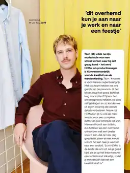 HEMA Overhemd, aanbieding