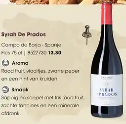 HANOS Syrah De Prados aanbieding