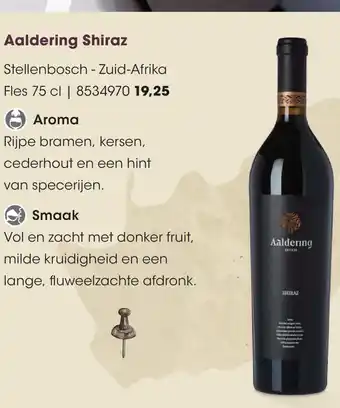 HANOS Aaldering Shiraz aanbieding