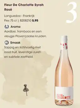HANOS Fleur De Charlotte Syrah Rosé aanbieding