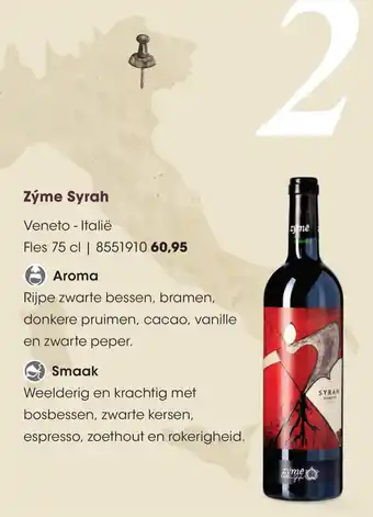 HANOS Zyme Syrah aanbieding