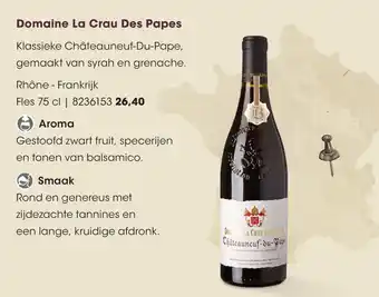 HANOS Domaine La Crau Des Papes aanbieding