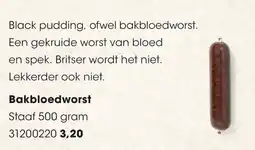 HANOS Bakbloedworst aanbieding
