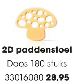 HANOS 2D paddenstoel aanbieding