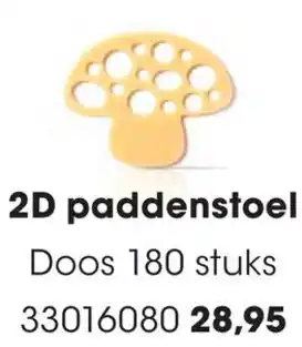 HANOS 2D paddenstoel aanbieding