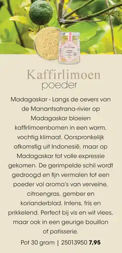 HANOS Kaffirlimoen poeder aanbieding