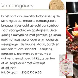 HANOS Rendangcurry aanbieding