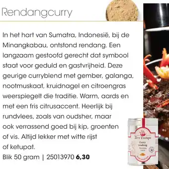 HANOS Rendangcurry aanbieding