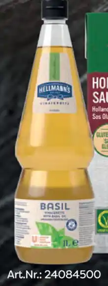 HANOS Hellmann's Basil Vinaigrette Vloeibaar aanbieding