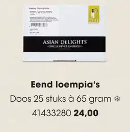 HANOS Eend loempia's aanbieding