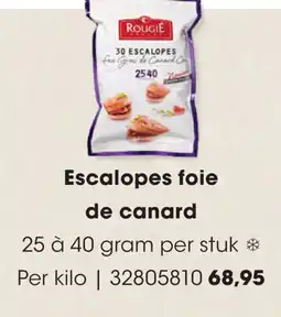 HANOS Escalopes foie de canard aanbieding