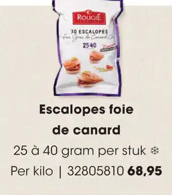HANOS Escalopes foie de canard aanbieding