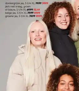 HEMA Donkergrijze jas aanbieding