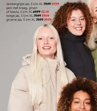HEMA Donkergrijze jas aanbieding