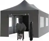 Praxis Lifegoods Partytent - Paviljoen - 3x6 M - Zijwanden - Opvouwbaar - Antraciet aanbieding