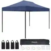 Praxis Lifegoods Partytent - Paviljoen - 3x4.5 M - Easy Up - Opvouwbaar - Waterdicht- Blauw aanbieding