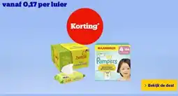 Bol.com vanaf 0,17 per luier aanbieding