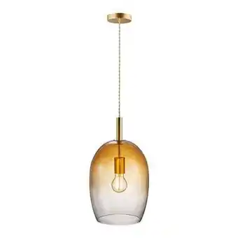 Praxis Nordlux hanglamp Uma amber Ø23cm E27 aanbieding