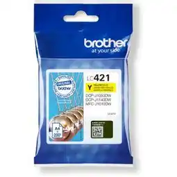 Bol.com Inktcartridge Brother LC-421 geel aanbieding
