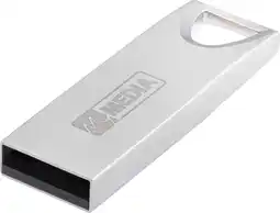 Conrad MyMEDIA My Alu USB 2.0 Drive USB-stick 64 GB Zilver 69274 USB-A 2.0 aanbieding