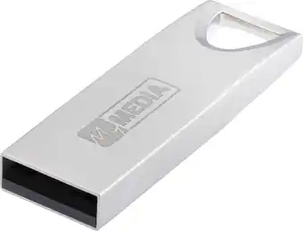 Conrad MyMEDIA My Alu USB 2.0 Drive USB-stick 64 GB Zilver 69274 USB-A 2.0 aanbieding