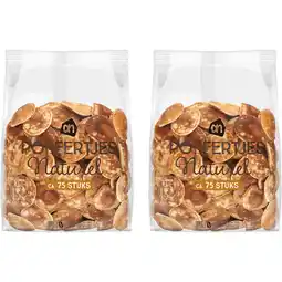 Albert Heijn AH Poffertjes naturel 2-pack aanbieding