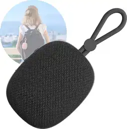 Bol.com Draadloze Bluetooth Mini Speaker - Go Series - Zwart - Kleine Speakers Draadloos aanbieding