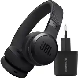 Coolblue JBL Live 670NC Zwart + BlueBuilt Quick Charge Oplader met Us aanbieding