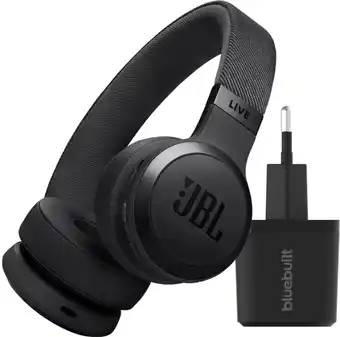 Coolblue JBL Live 670NC Zwart + BlueBuilt Quick Charge Oplader met Us aanbieding