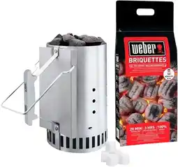 Coolblue Weber Brikettenstartersset Groot aanbieding