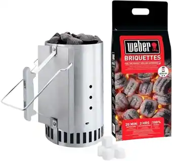 Coolblue Weber Brikettenstartersset Groot aanbieding