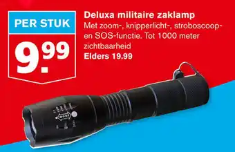 Hoogvliet Deluxa militaire zaklamp aanbieding