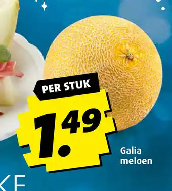 Boni Galia meloen per stuk aanbieding