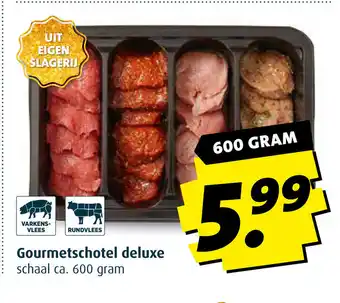 Boni Gourmetschotel deluxe 600 gram aanbieding