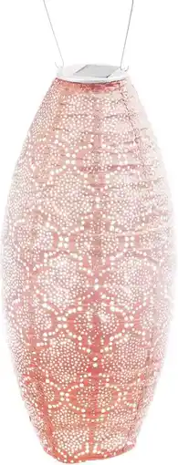 Intratuin Lumiz solar lampion Bazaar roze D 20 H 45 cm aanbieding