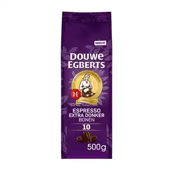 Koffievoordeel.nl Douwe Egberts Espresso Extra Dark - Koffiebonen 500gr aanbieding