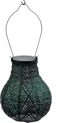 Intratuin Lumiz solar lampion Ikat groen D 16 H 20 cm aanbieding