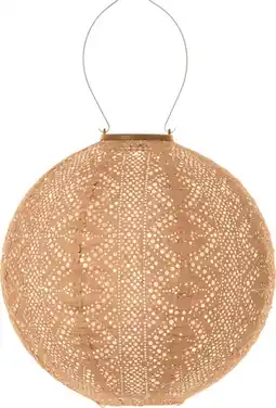 Intratuin Lumiz solar lampion Lace oranje D 30 H 29 cm aanbieding