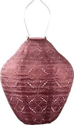 Intratuin Lumiz solar lampion Mandela koper D 30 H 33 cm aanbieding